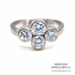 Diamond 4-Stone Ring (18ct white gold)