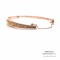 Vintage Gold Floral Bangle (c. 1938; 9ct gold)