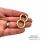 Vintage Gold Hoop Earrings (18ct)