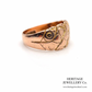 Antique Engraved Rose Gold Ring (9ct)