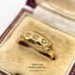 Victorian 3-Stone Diamond Gypsy Ring (c. 1876)
