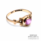Antique Pink Sapphire Singe Stone Ring