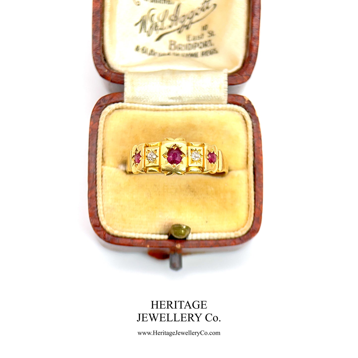 Victorian Ruby and Diamond Ring (c. 1890-1900)