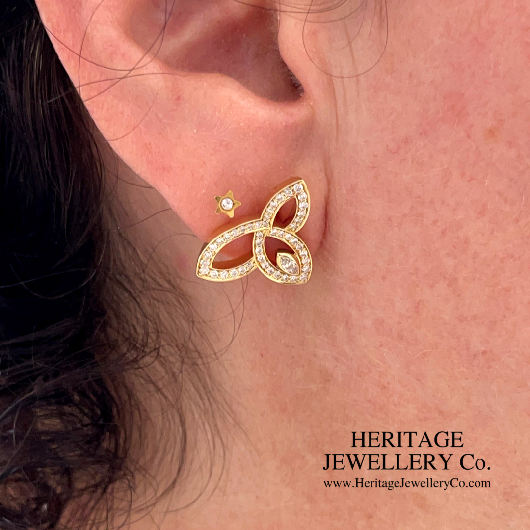 Harry Winston Lily Cluster Diamond Earrings