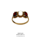 Opal and Garnet Trilogy Ring