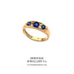 Antique Gold, Sapphire and Diamond 7-stone Ring (18ct gold; c.1902)