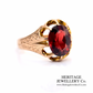 RESERVED - Antique Garnet Ring