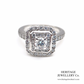 Platinum Diamond Cluster Ring (1.40ct)