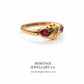 Edwardian Ruby and Diamond Ring