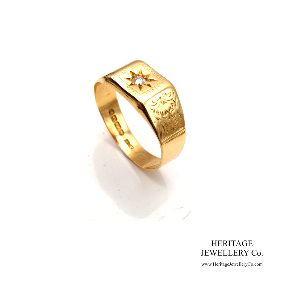 Antique Diamond Gypsy Ring (c.1914)