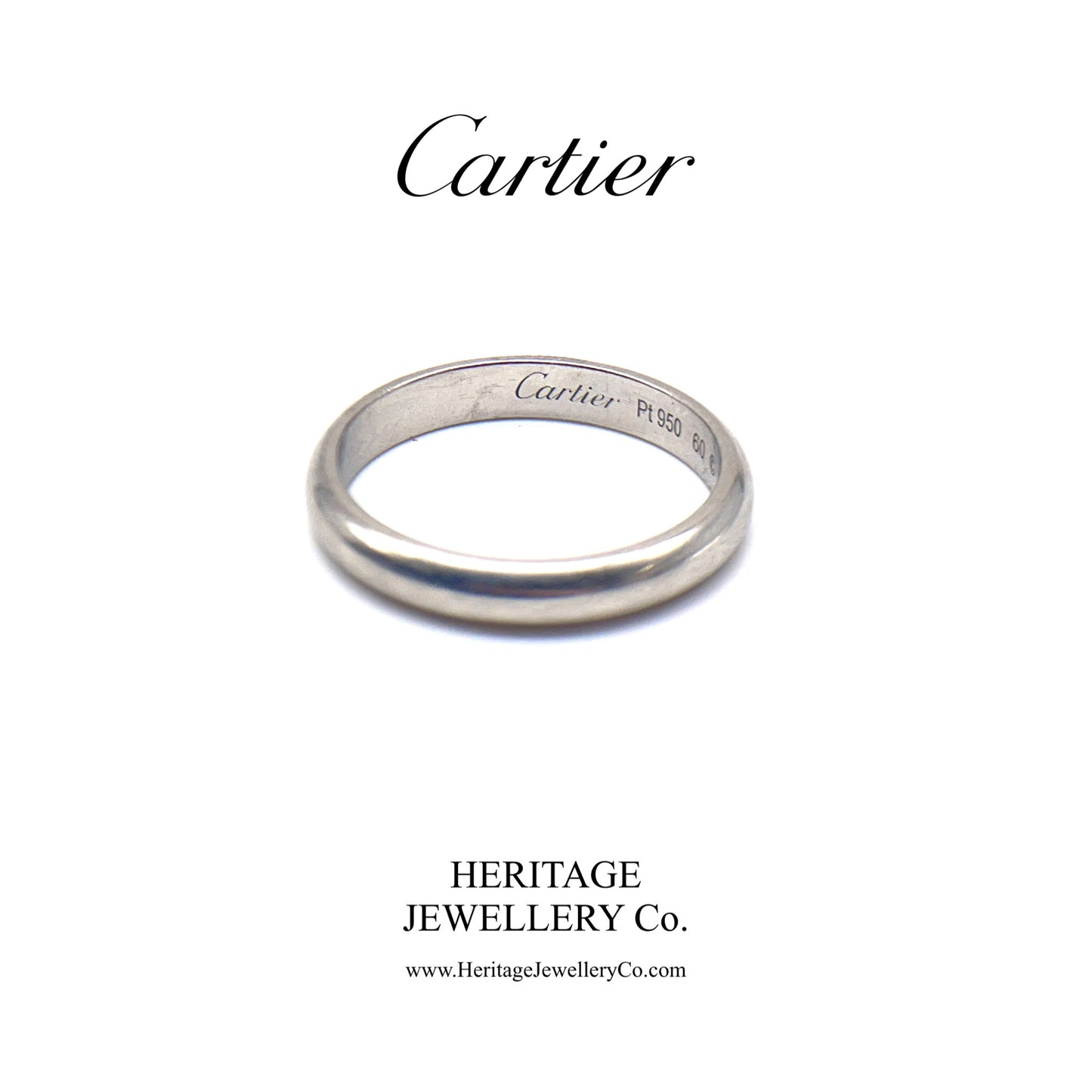 Cartier 1895 Platinum Wedding Band