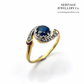 Antique Sapphire, Diamond and Ruby Ring