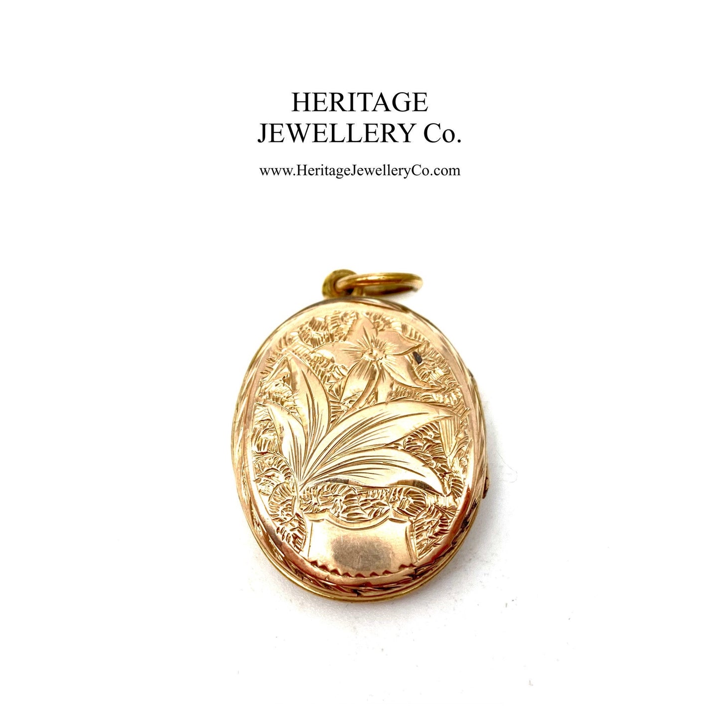 Victorian Gold Locket with Enamel