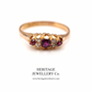 Antique Ruby and Diamond Ring (15ct gold; c.1892)