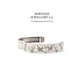 Antique Victorian Silver Bangle Bracelet (c. 1885)