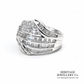 Vintage 5-Row Diamond Ring