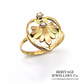 Art Nouveau Gold & Pearl Ring