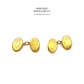 Antique Victorian Gold Cufflinks with Antique Box