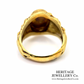 Art Nouveau Gold Signet Ring