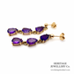 Vintage Amethyst Drop Earrings