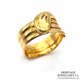 Antique Diamond Snake Ring (18ct gold)