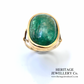 Antique Cabochon Emerald Ring