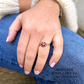 RESERVED - Antique Ruby Diamond Cluster Ring