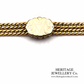 Antique Gold Albertina with T-Bar