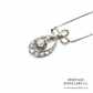 Art Deco Diamond Bow Pendant