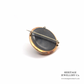 Antique Gold, Enamel and Banded Agate Brooch (9ct gold)