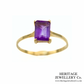 Vintage Amethyst Dress Ring (9ct Gold)