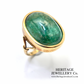 Antique Cabochon Emerald Ring