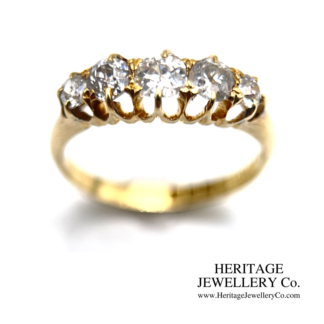 Antique Diamond 5-Stone Ring (0.85ct)