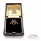 Fine Fire Garnet Solitaire Ring (18ct)