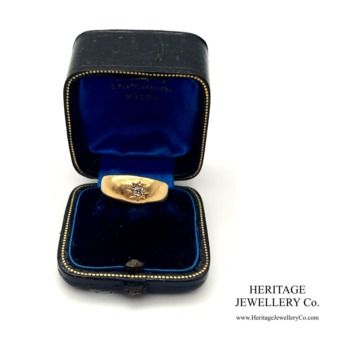 Edwardian Diamond Gypsy Ring (18ct gold; c.1903)