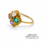 RESERVED - Antique Gold Sentimental Ring