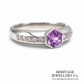 Pink Sapphire & Diamond Ring