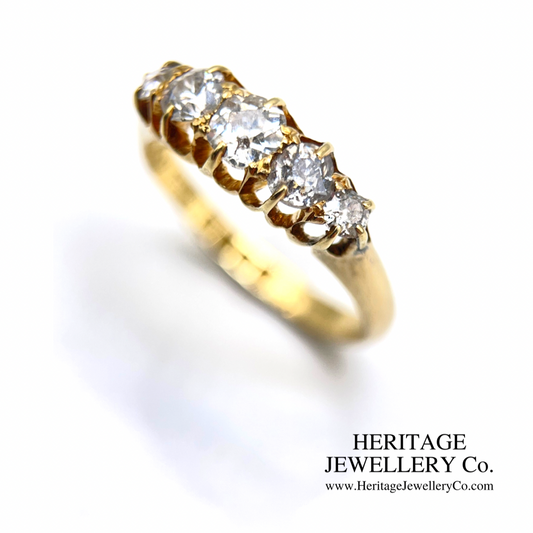 Antique Diamond 5-Stone Ring (0.85ct)