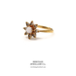 Vintage Opal and Diamond Ring