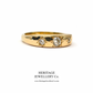 Victorian 3-Stone Diamond Gypsy Ring