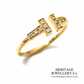 Vintage Tiffany Diamond T Wire Ring