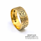 Edwardian Engraved Gold Band (c.1904)
