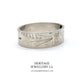 Antique Victorian Silver Bangle Bracelet (c. 1886)