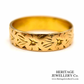 Vintage Engraved 22ct Gold Band