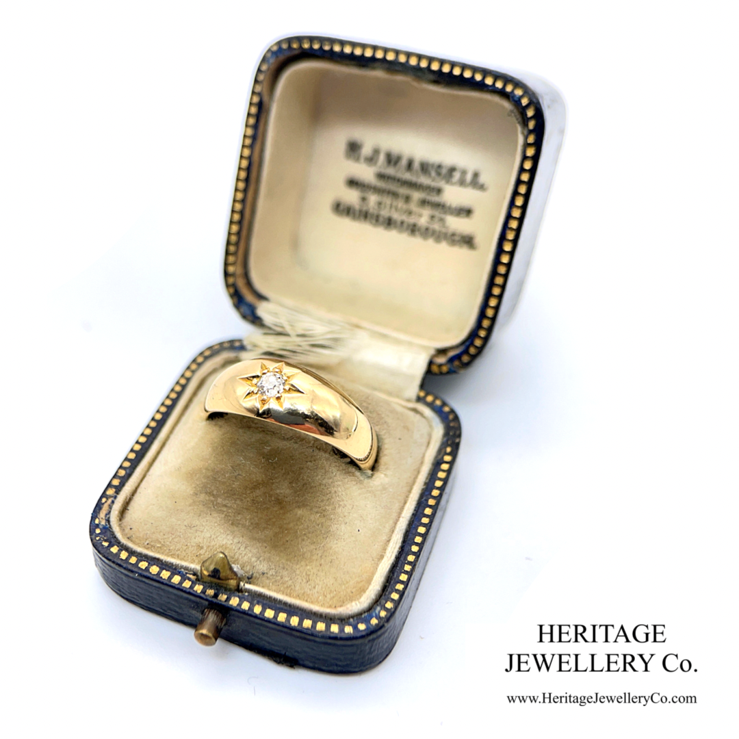 Antique Edwardian Diamond Gypsy Ring